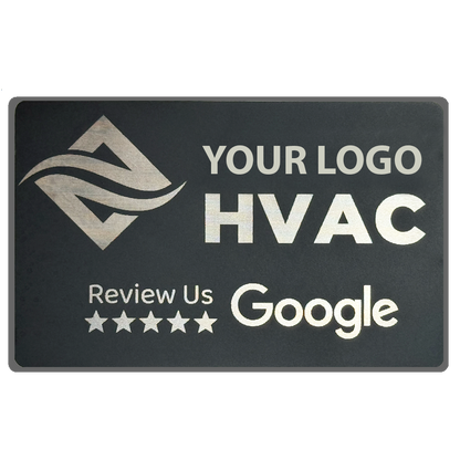 TapTo® Reviews Card - Google - Metal