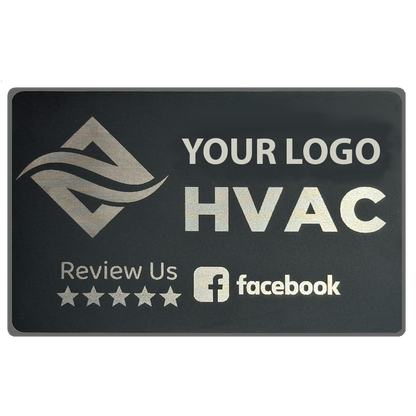 TapTo® Reviews Card - Facebook - Metal